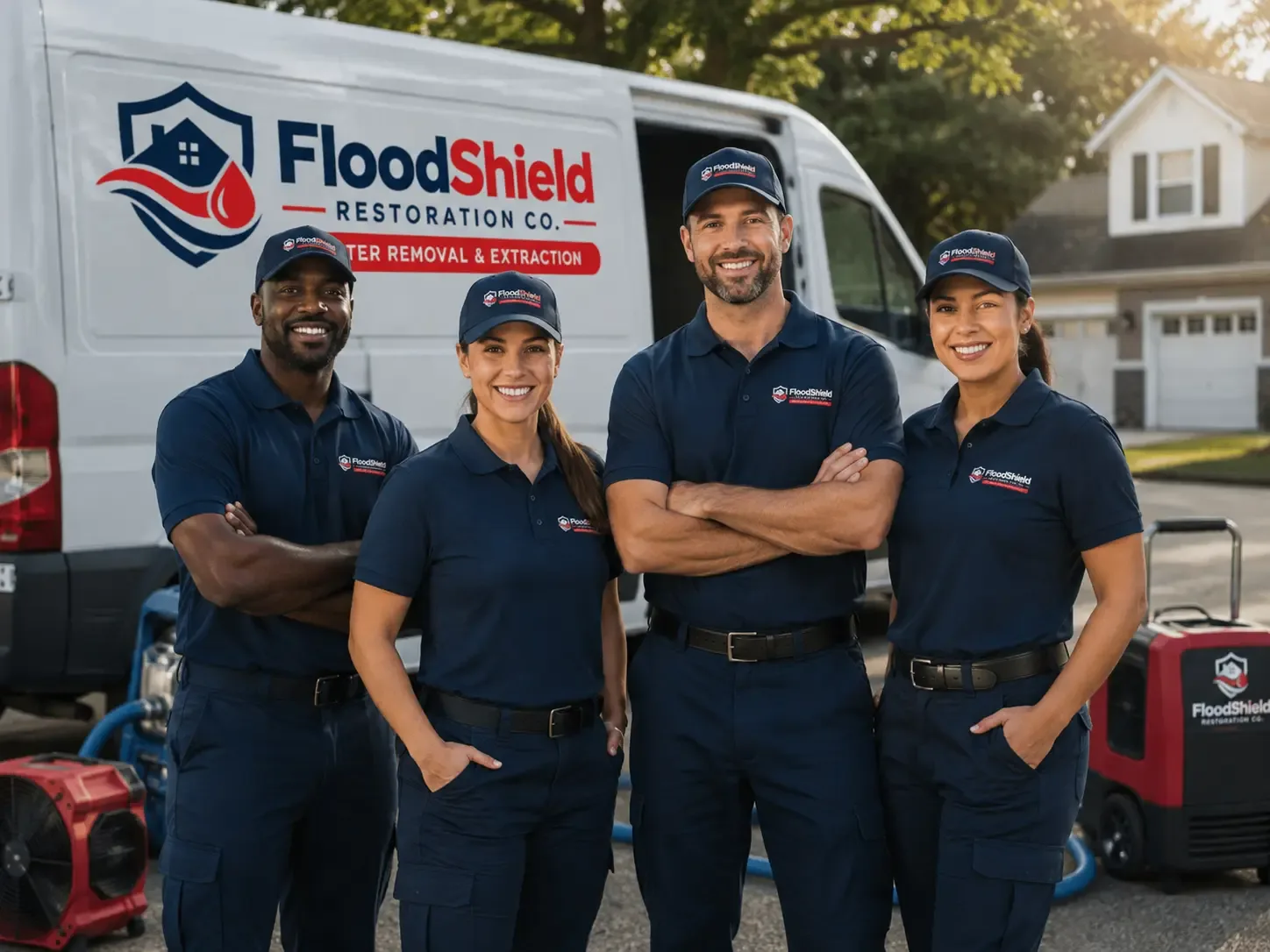 Flood Damage Restoration company in Bloomingrose, WV